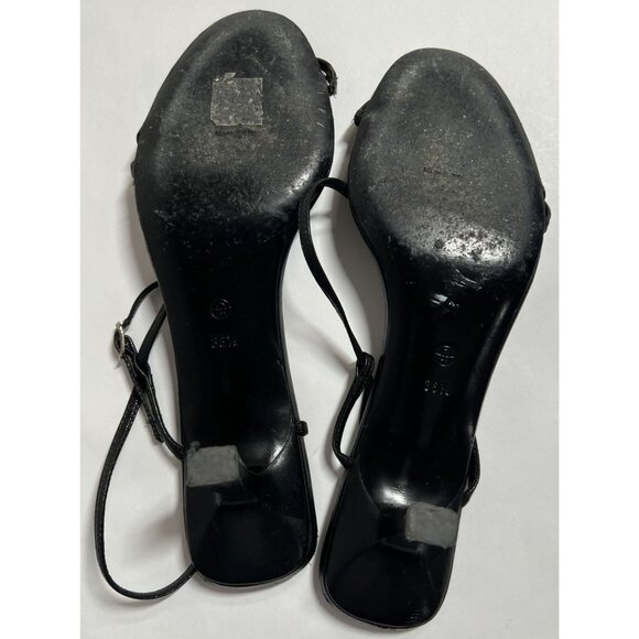 The Row Bare Leather Sandals in Black - Picture 9 of 9